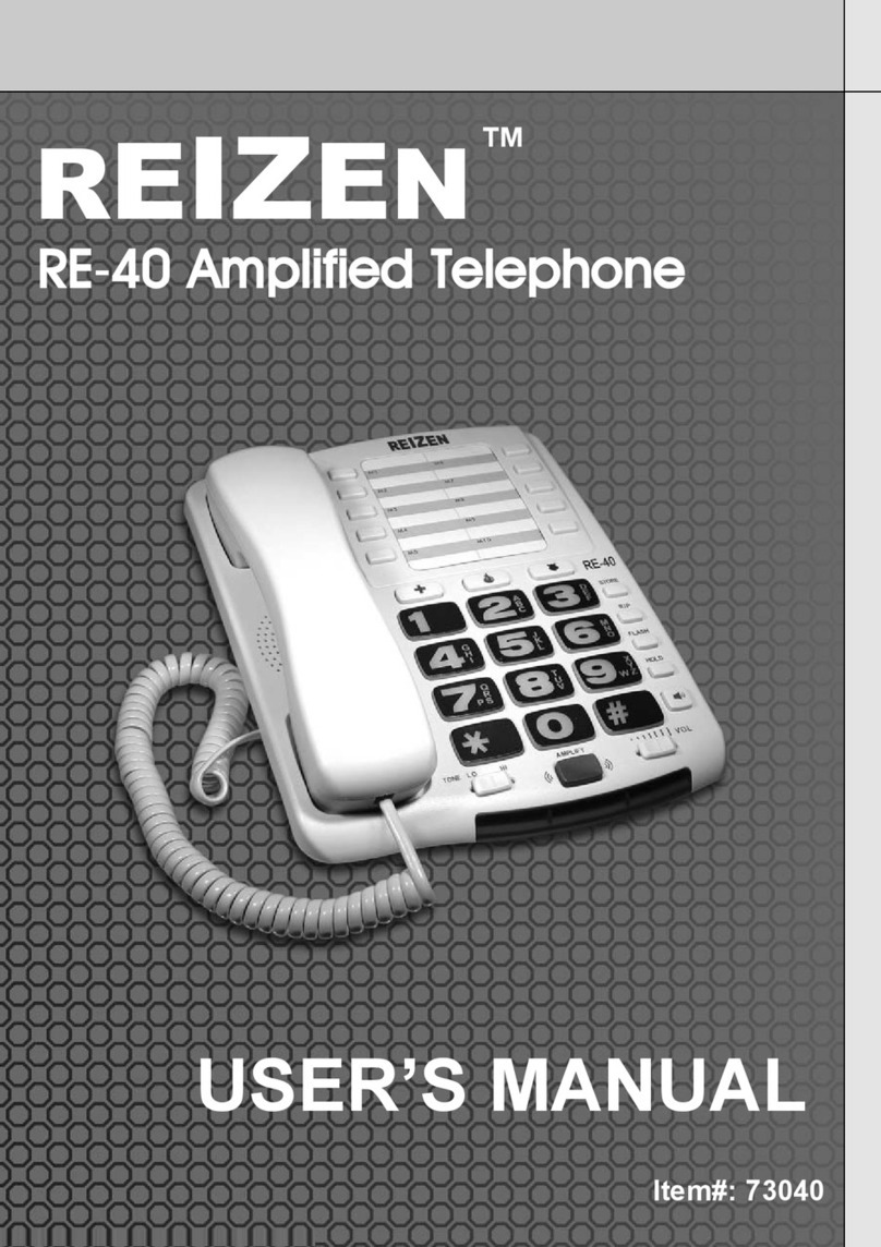 REIZEN RE-40 User manual