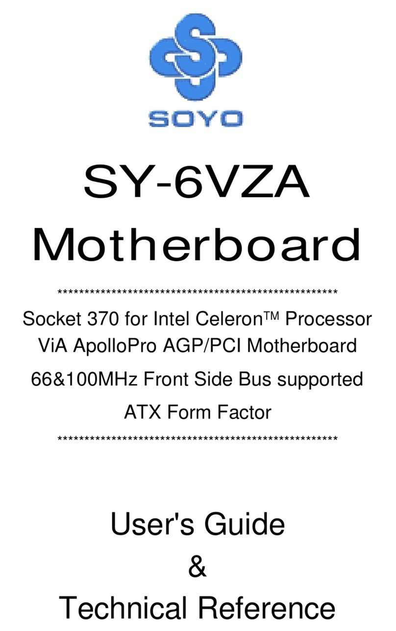 SOYO SY-6VZA User manual SOYO SY-6VZA User manual