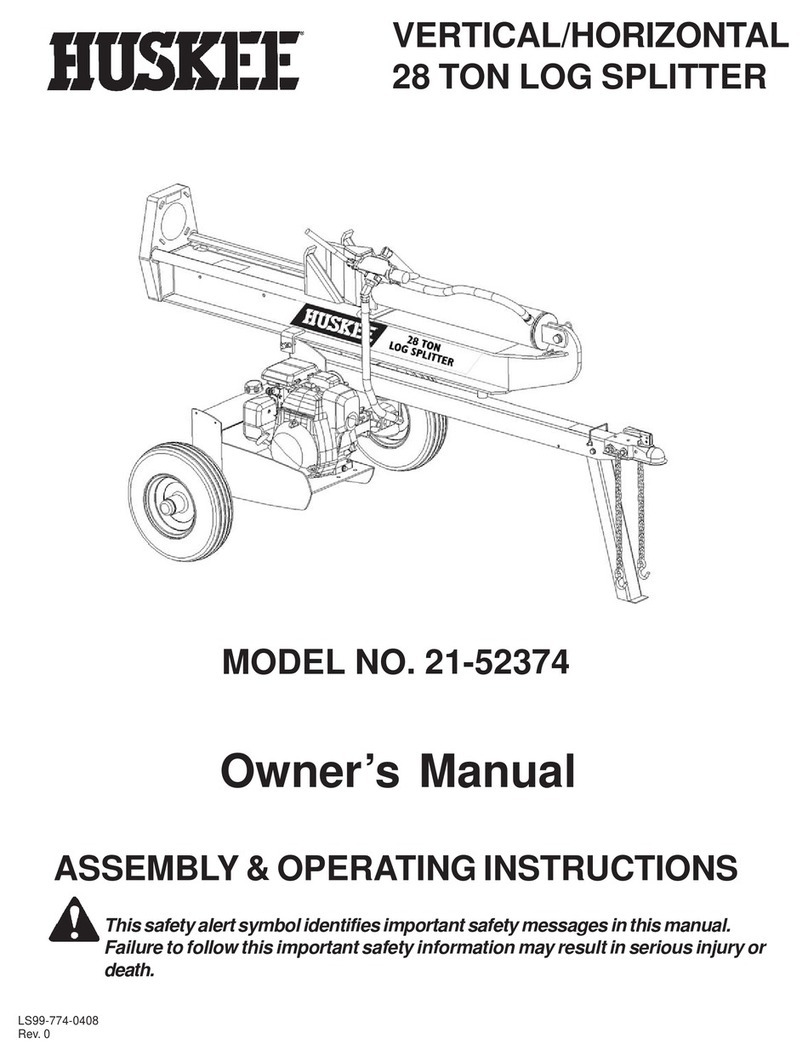 Huskee 21-52374 owner's manual