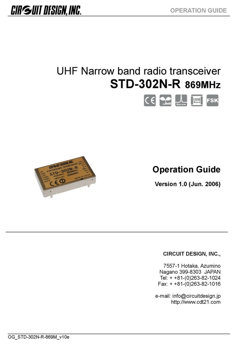CIRCUIT DESIGN STD-302N-R User manual CIRCUIT DESIGN STD-302N-R User manual