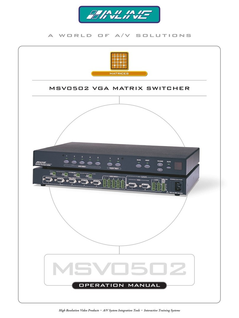 Inline MSV0502 User manual