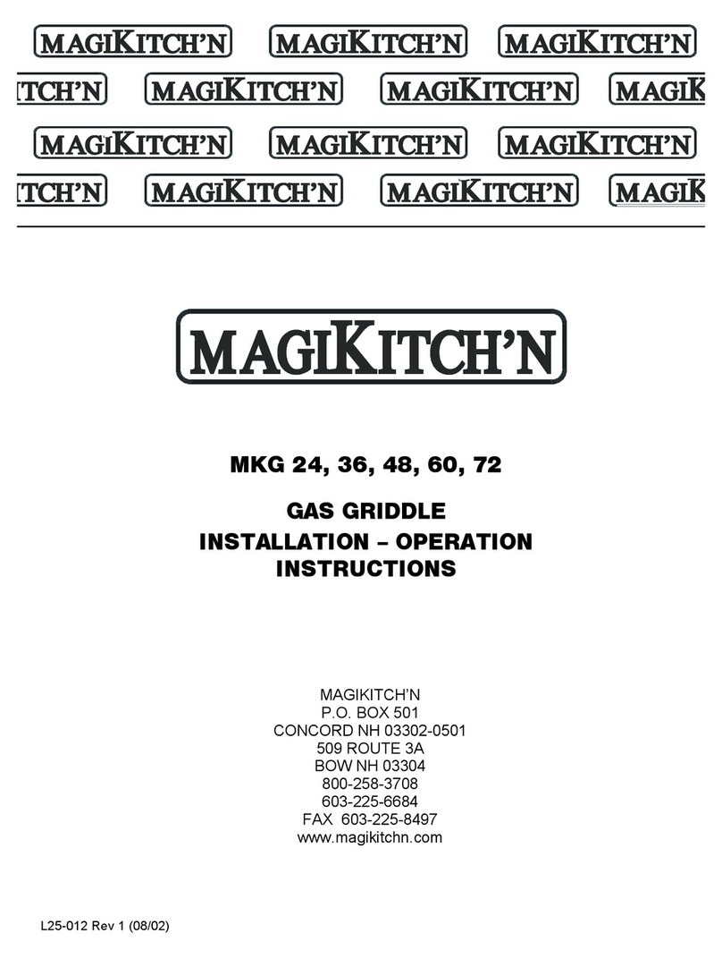 Magikitch'n 24 Installation and operation instructions