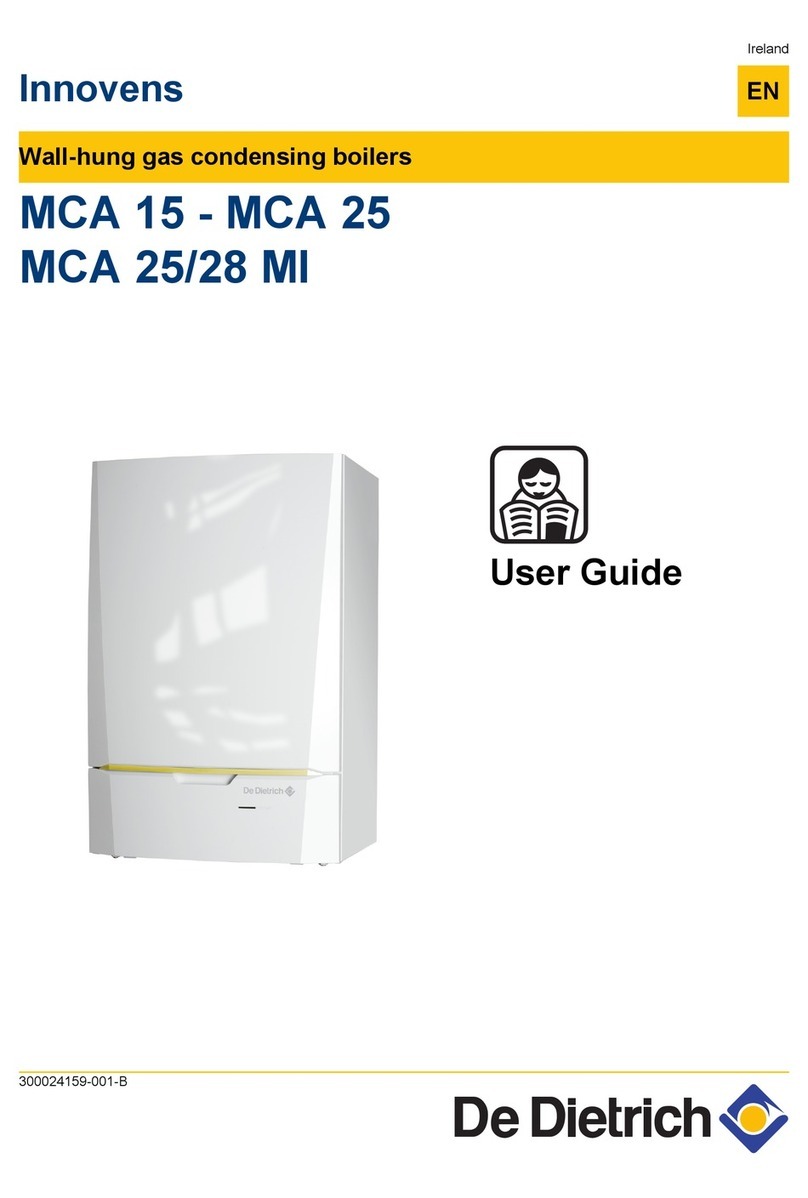 DeDietrich Innovens MCA 15 user guide