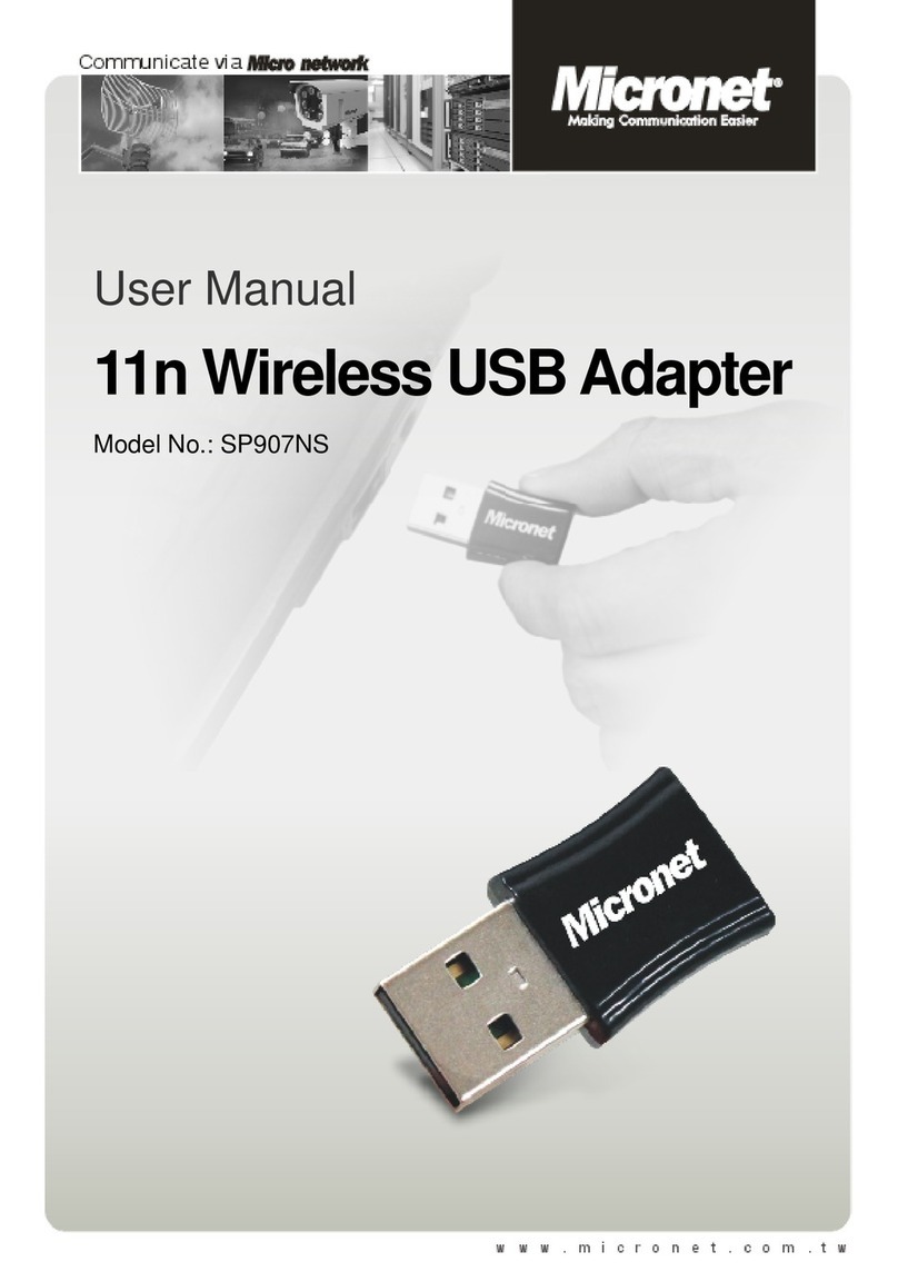 MicroNet SP907NS user manual