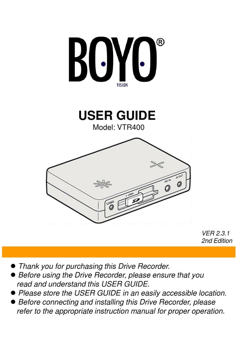 Boyo VTR400 User manual