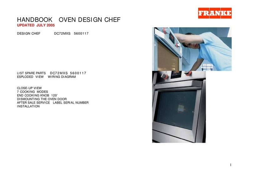 Franke DESIGN CHEF DC72MXS Handbook