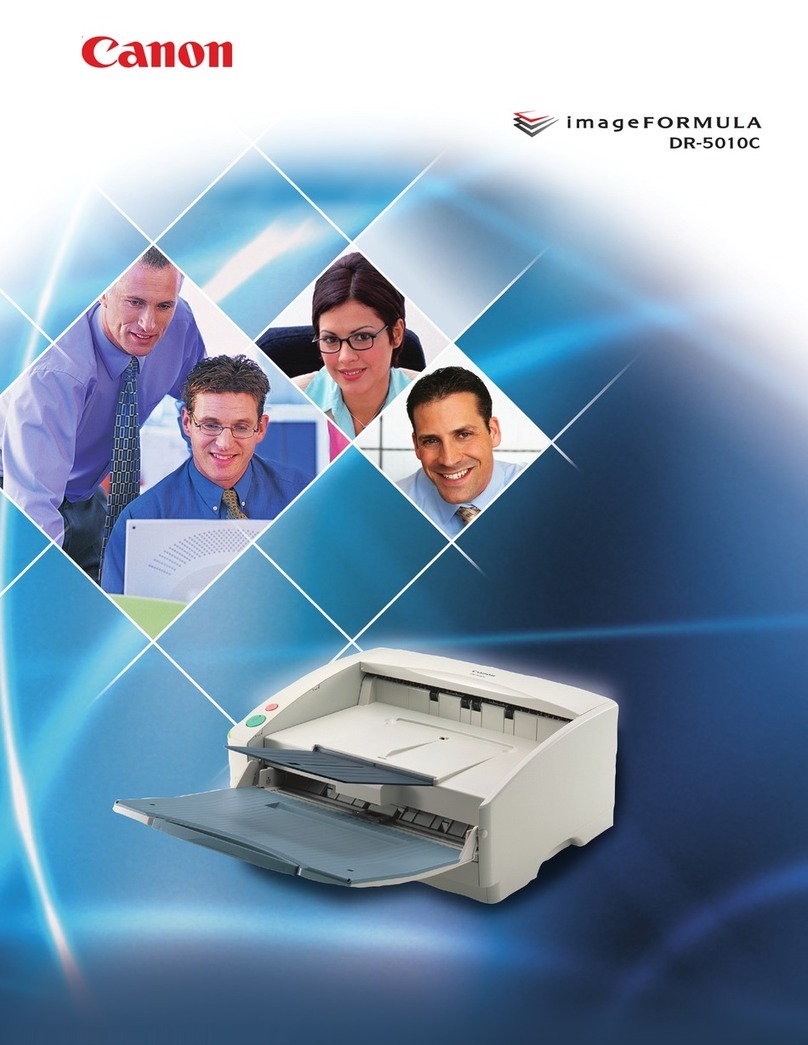 Canon DR 5010C - imageFORMULA - Document Scanner Specifications