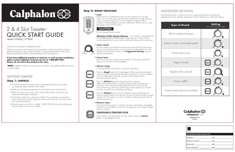 Calphalon 1779206 User manual