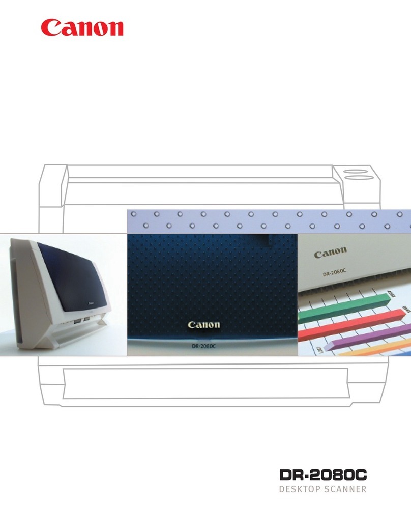 Canon imageFORMULA DR-2080C User manual
