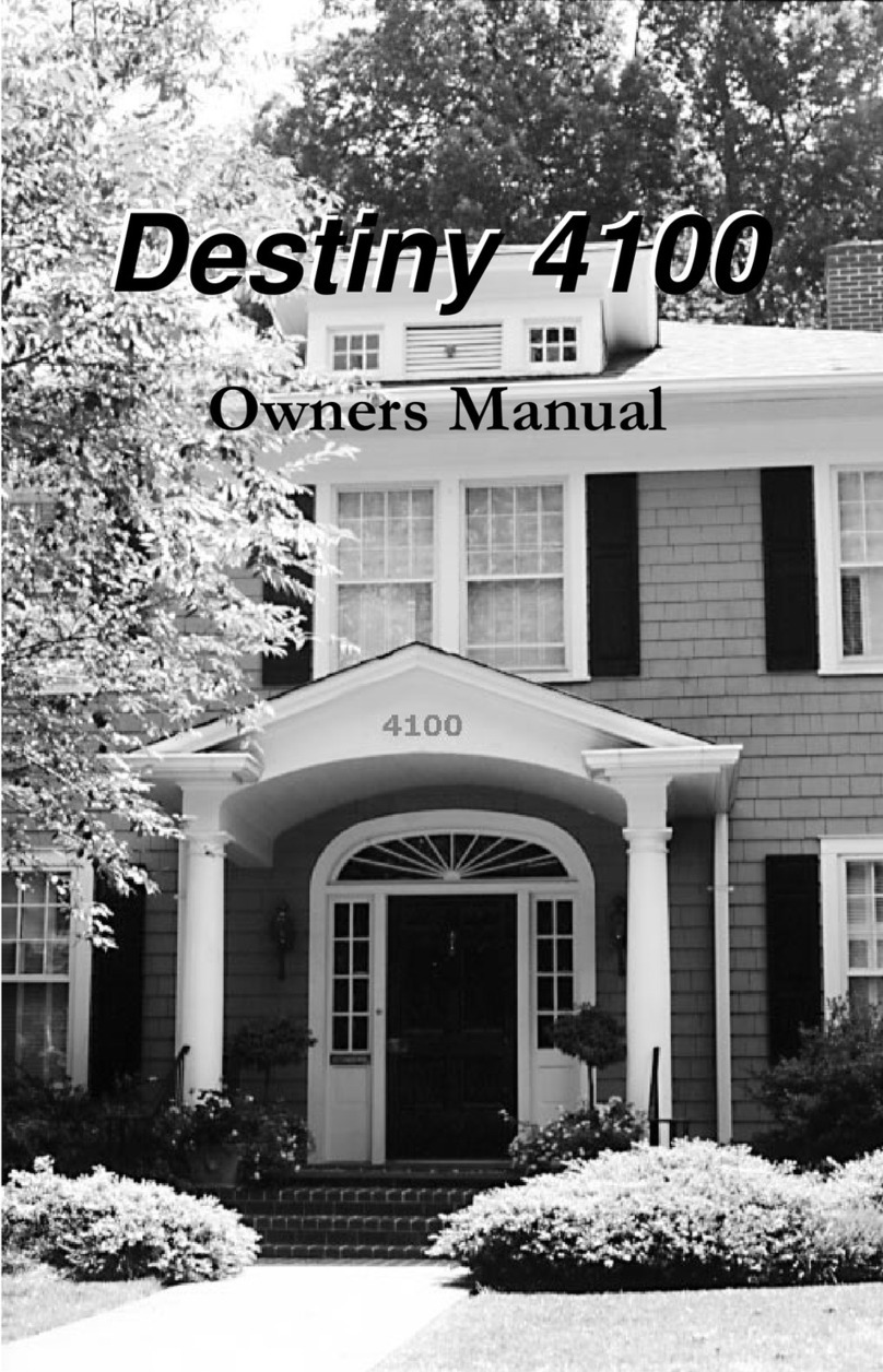 Destiny 4100 User manual