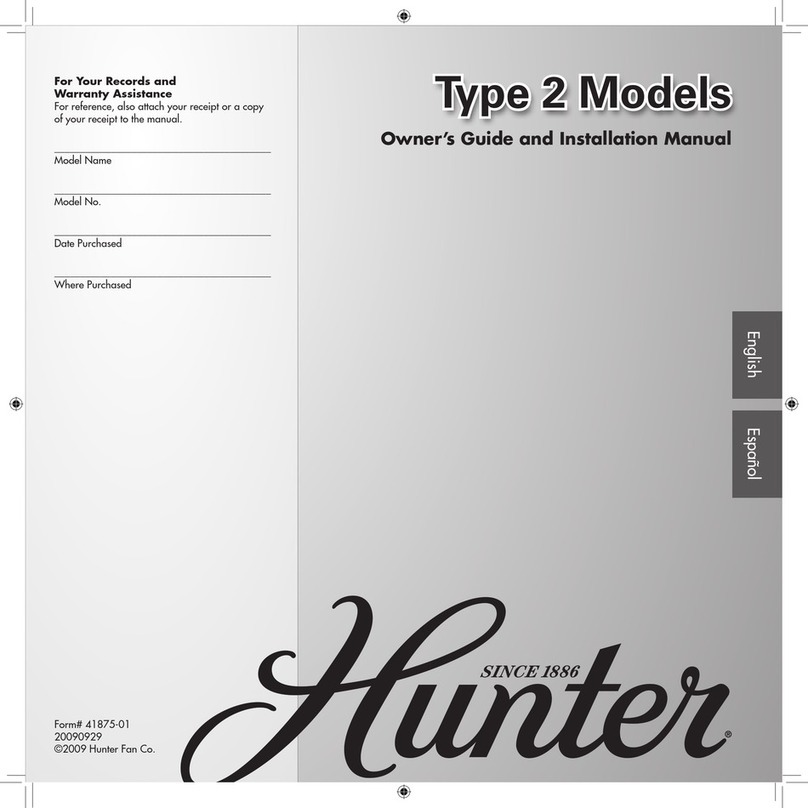 Hunter Type 2 Series Service manual