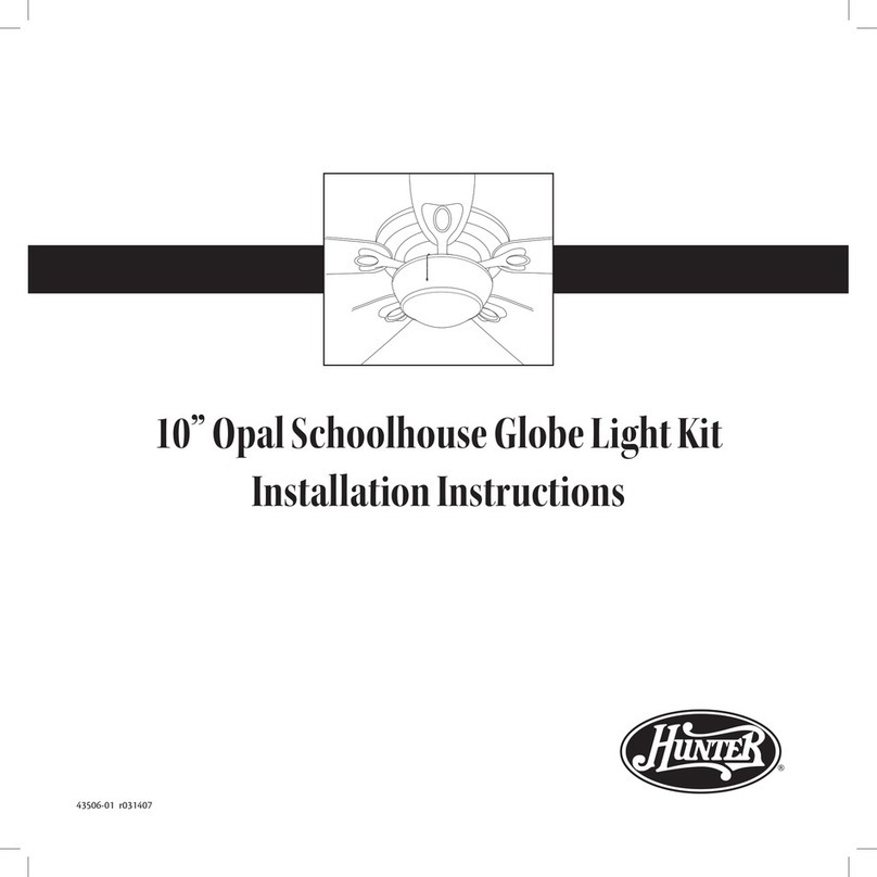 Hunter 10” installation instructions