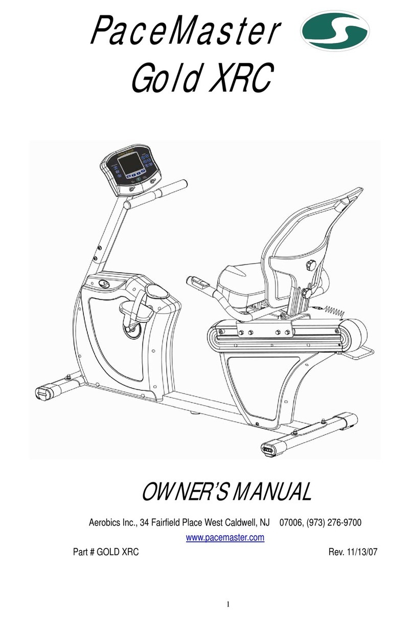 PaceMaster Gold XRC owner's manual