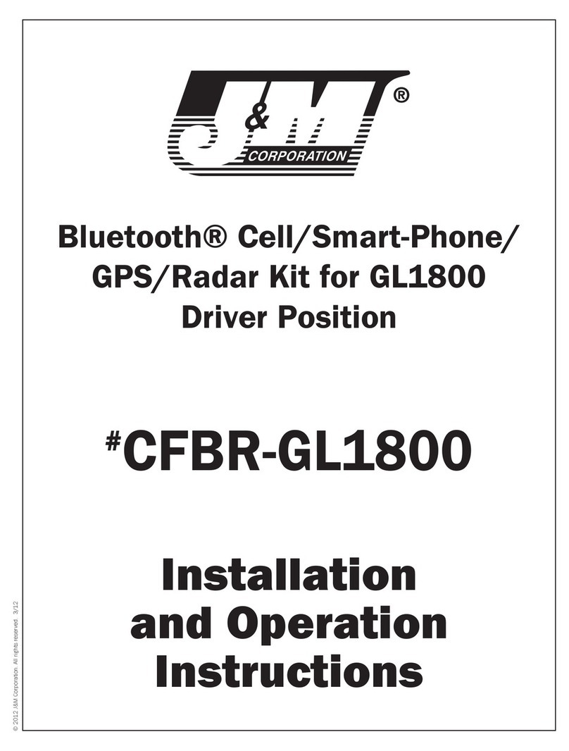 J&M Corporation CFBR-GL1800 Installation and operation instructions J&M Corporation CFBR-GL1800 Installation and operation instructions
