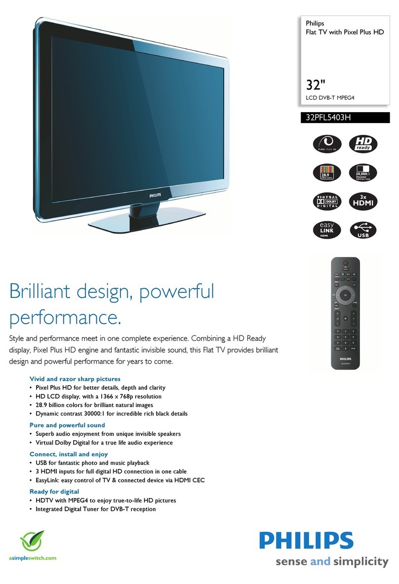 Philips 32PFL5403H User manual