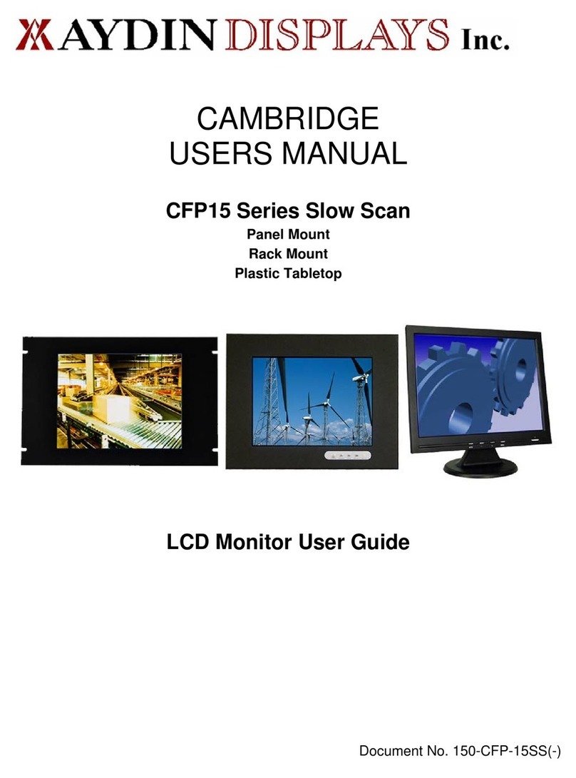 Aydin Displays Cambridge user manual