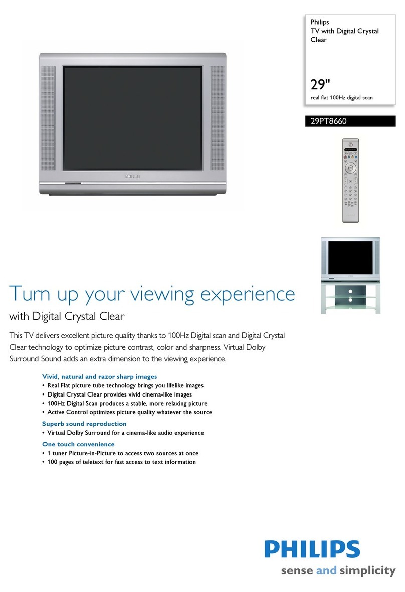 Philips 29PT8660 User manual Philips 29PT8660 User manual