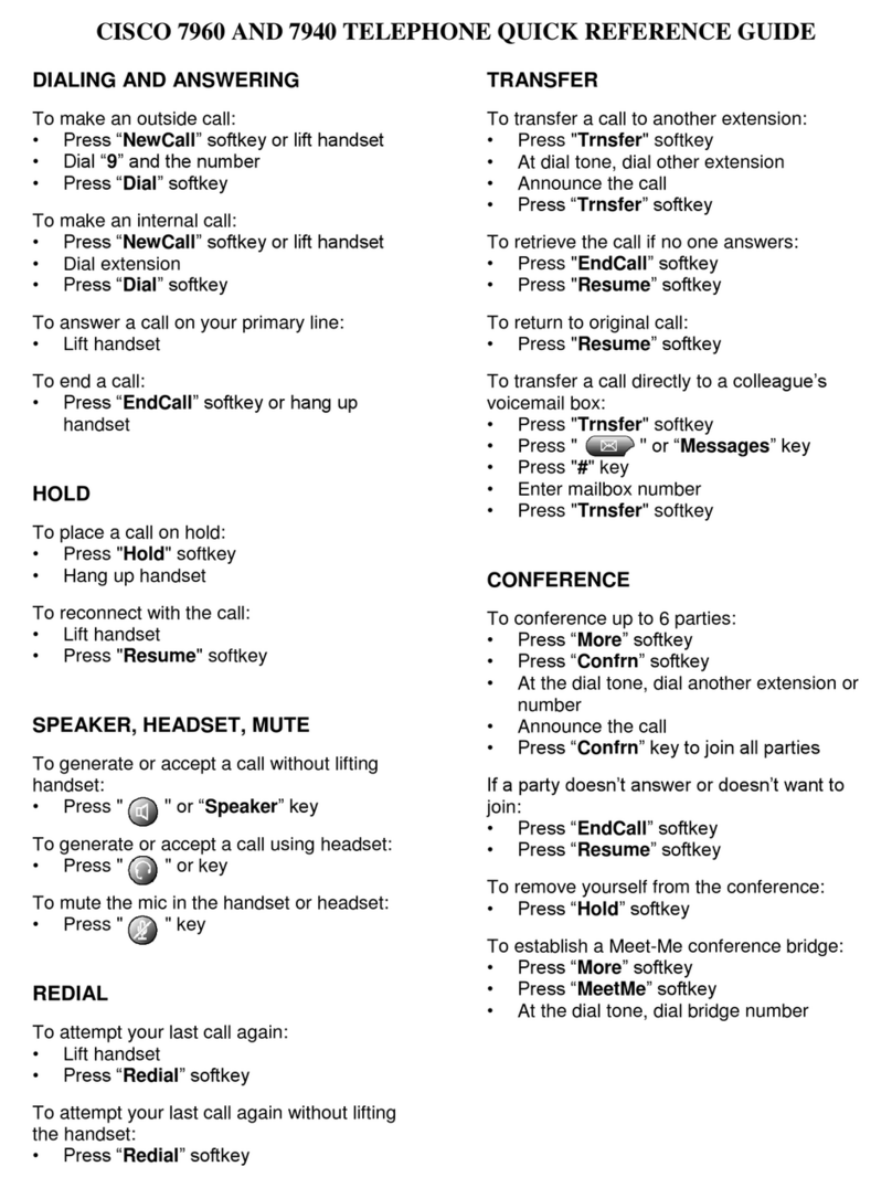 Cisco Cisco 7960 User manual