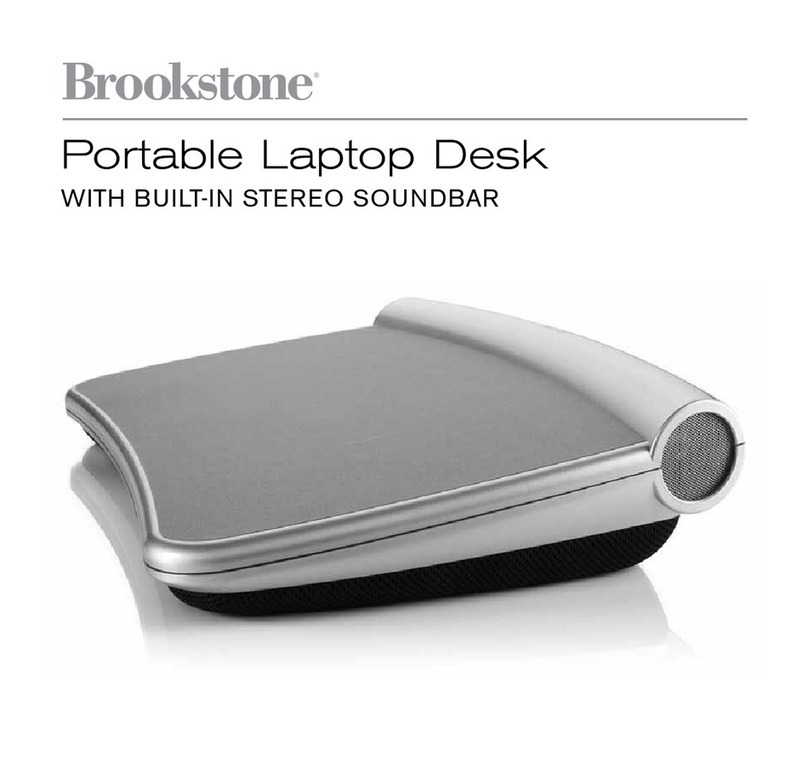 Brookstone Portable Laptop Desk owner's manual
