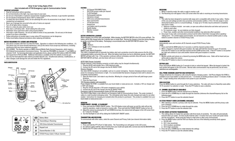 Wind n Go Wind 'N Go operating instructions