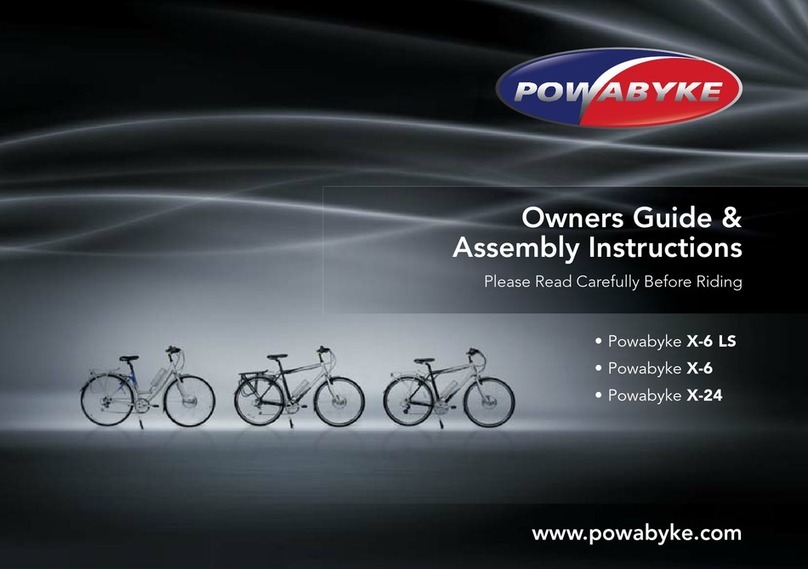 Powabyke X-6 LS User manual
