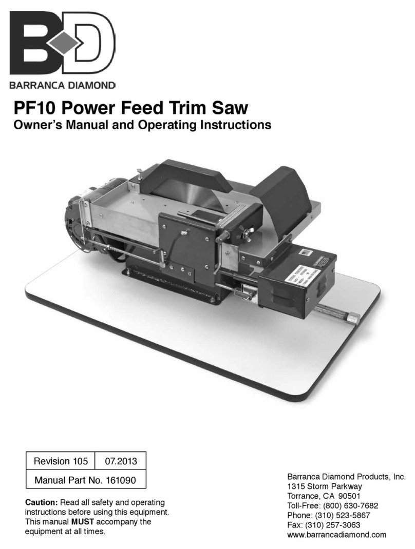 Barranca Diamond PF10 Owner's Manual and Operating Instructions Barranca Diamond PF10 Owner's Manual and Operating Instructions