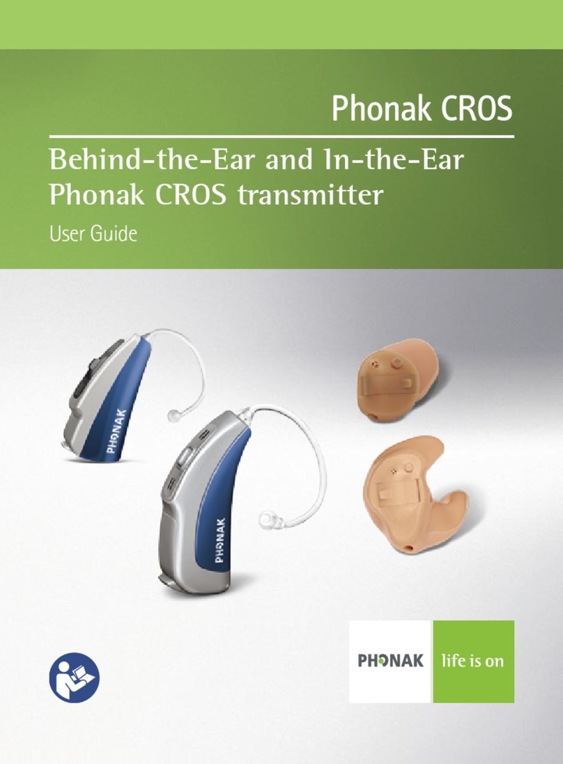 Phonak CROS User manual Phonak CROS User manual