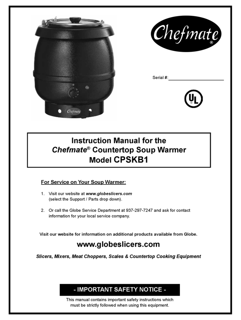 Chefmate CPSKB1 instruction manual