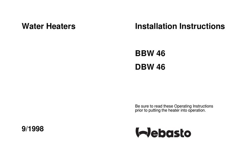 Webasto DBW 46 User manual