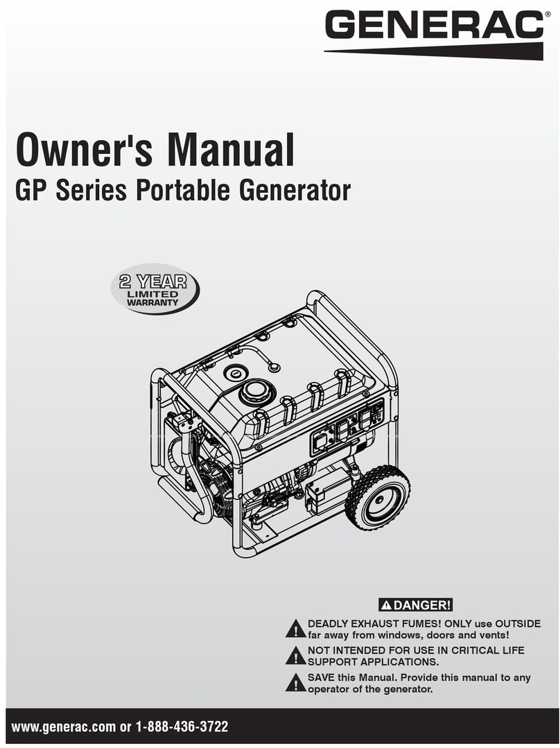 Generac Power Systems GP Series User manual