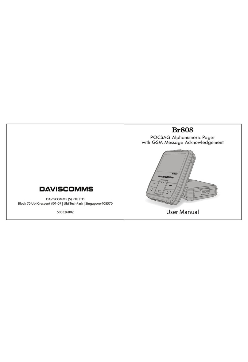 Daviscomms Br808 user manual