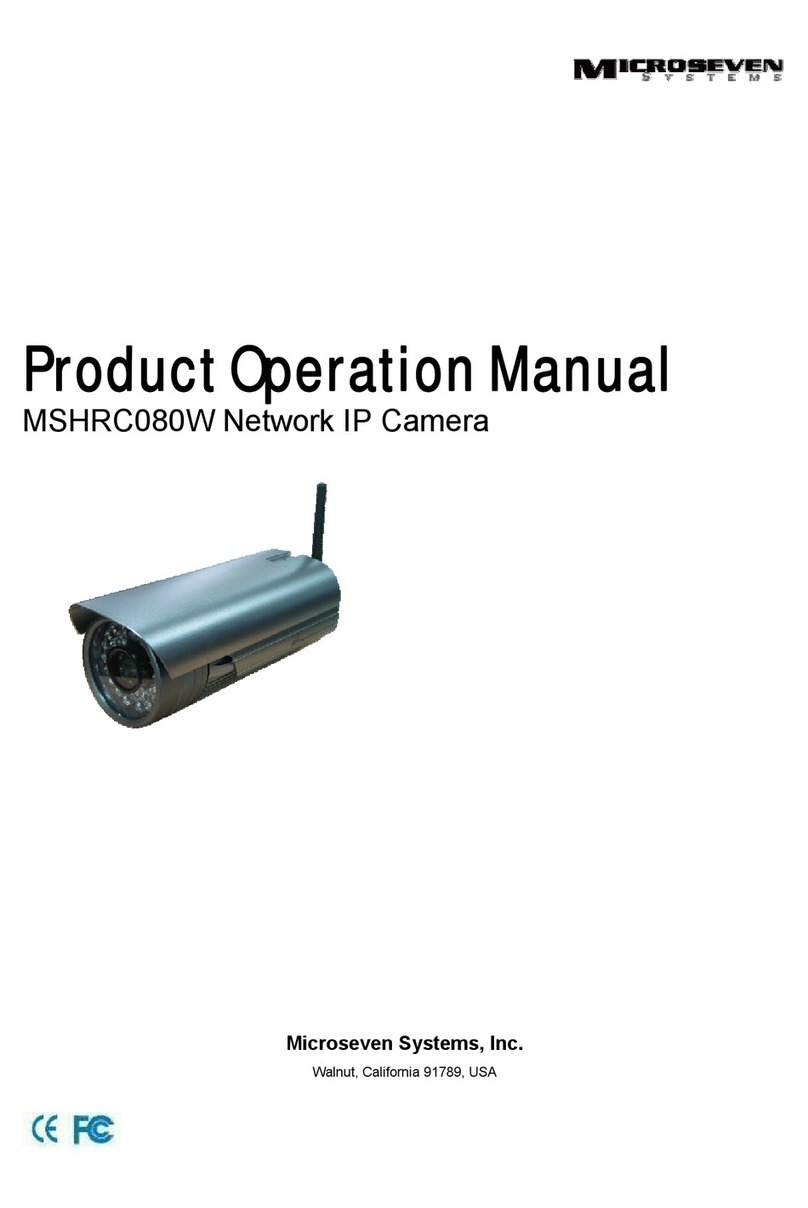 Microseven Systems MSHRC080W Product operation manual