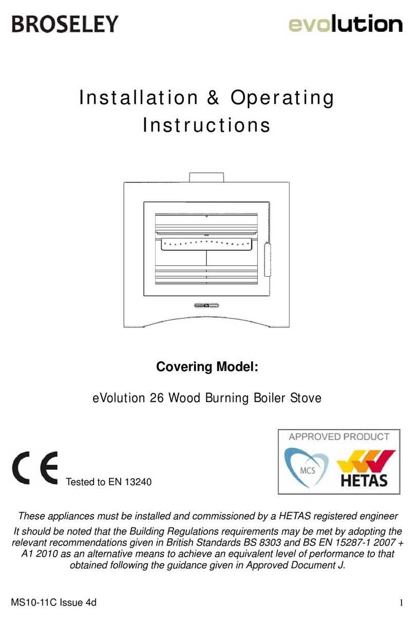 Broseley eVolution 26 Installation & operating instructions