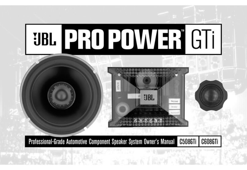 JBL PRO POWER C508GTi User manual
