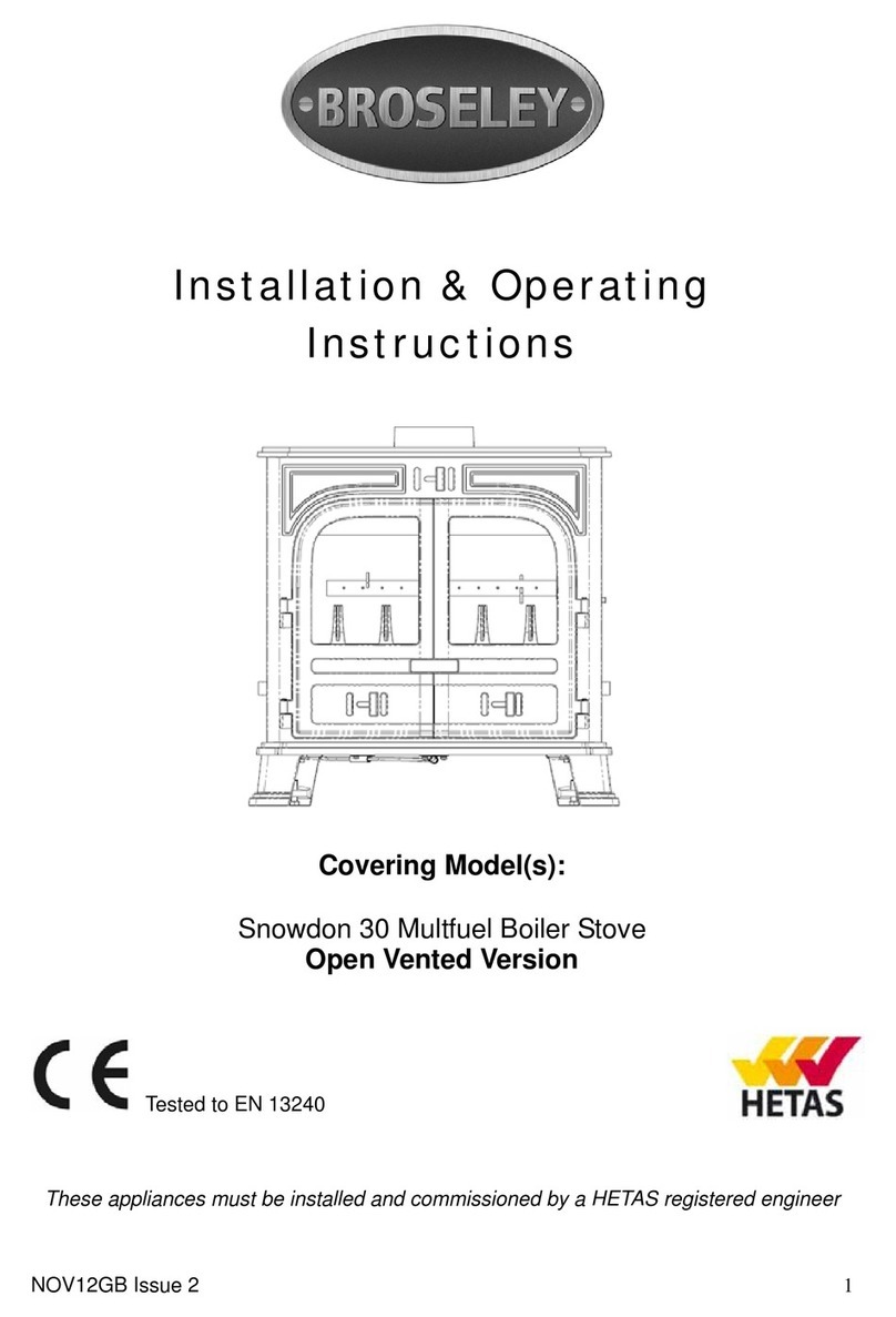 Broseley Snowdon 30 Installation & operating instructions
