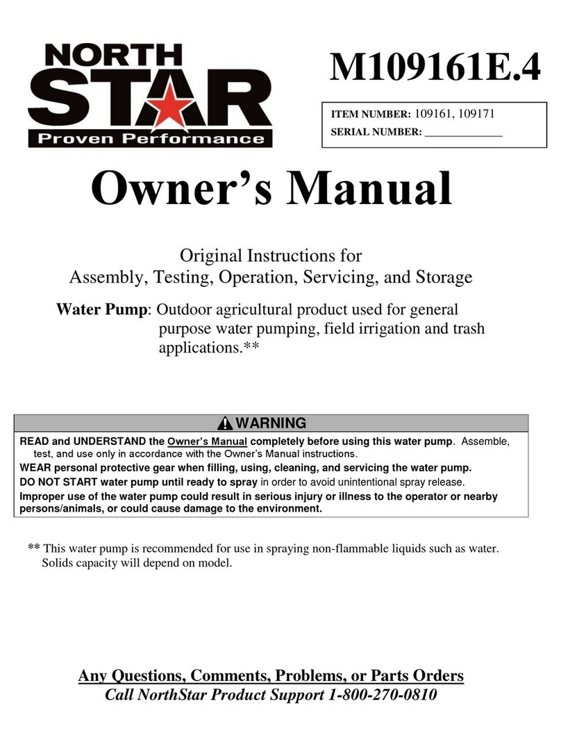 North Star M109161E.4 owner's manual