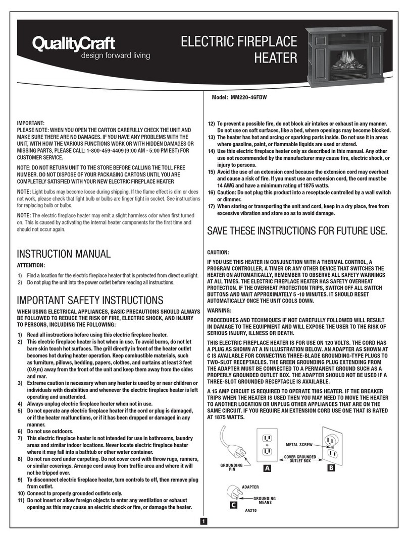 Quality Craft MM220-46FDW instruction manual
