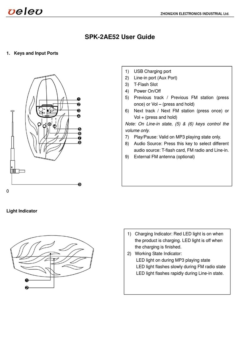 Velev SPK-2AE52 user guide
