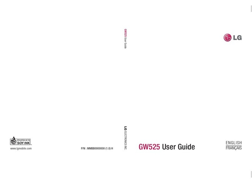 LG GW525 user guide