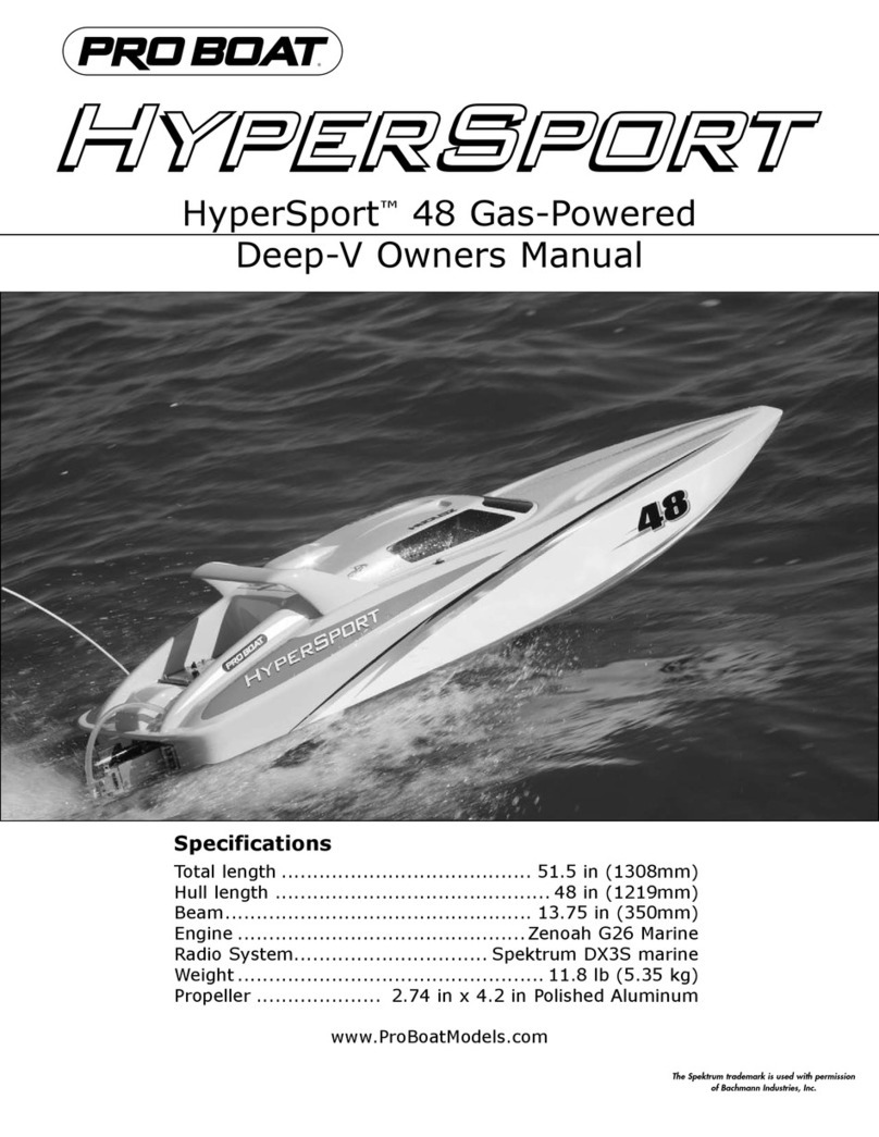 Pro Boat HyperSport owner's manual Pro Boat HyperSport owner's manual