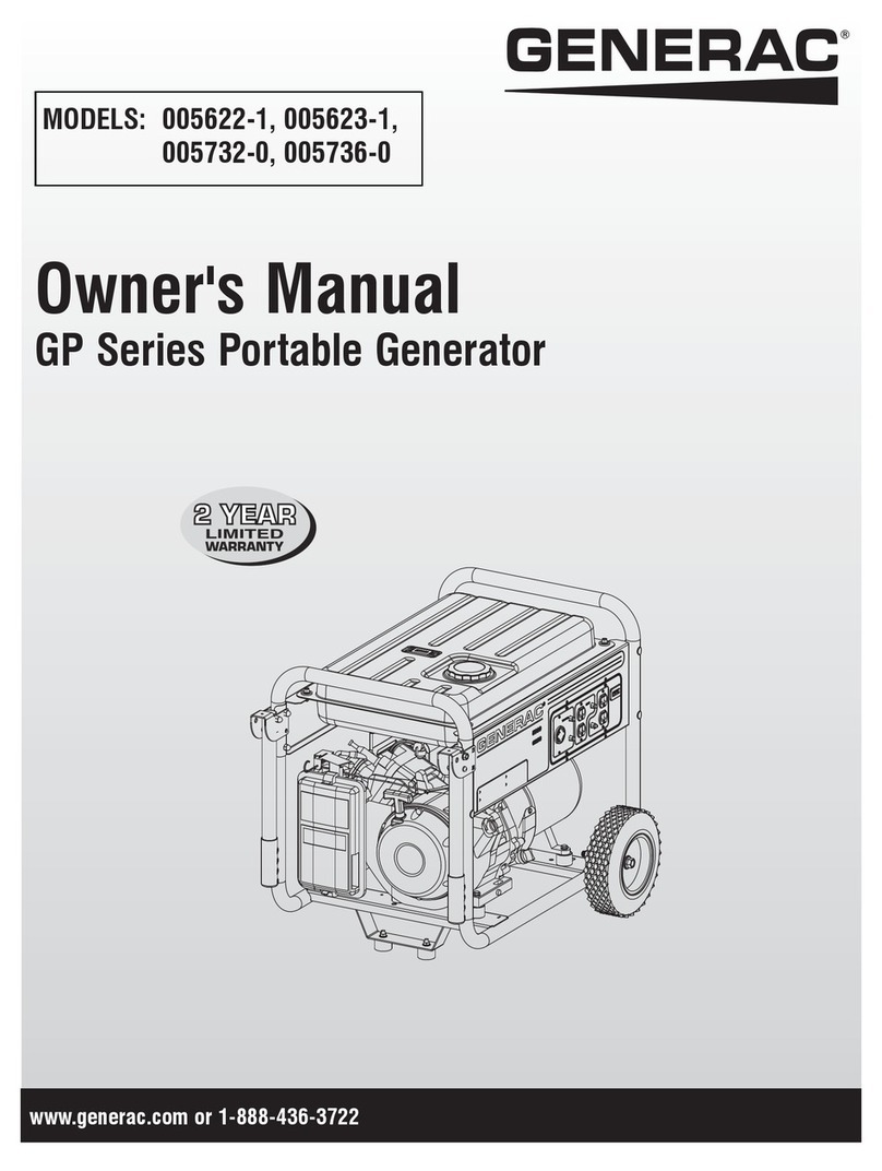 Generac Power Systems 005622-1 User manual Generac Power Systems 005622-1 User manual