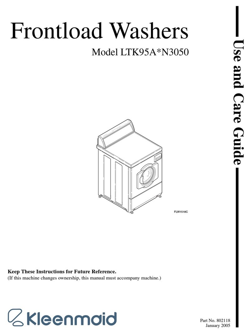 Kleenmaid LTK95AN3050 Use and care guide