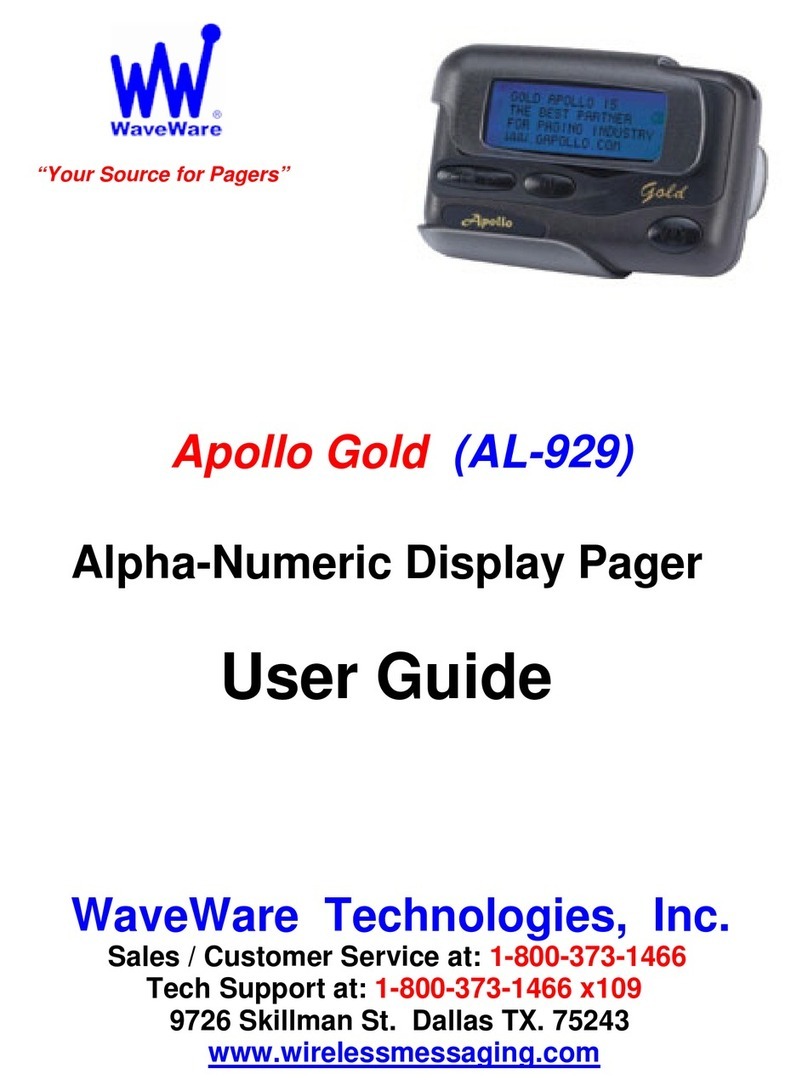 WaveWare Apollo Gold AL-929 user guide