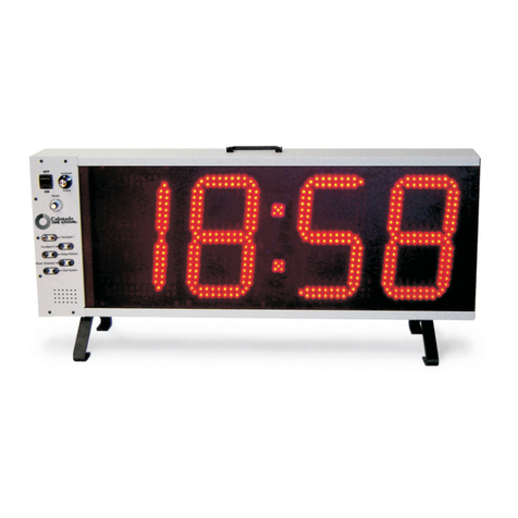 Colorado time systems Pro Pace Clock User manual