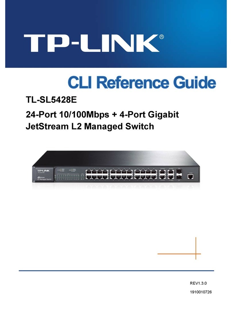 TP-Link JetStream TL-SL5428E Instruction Manual
