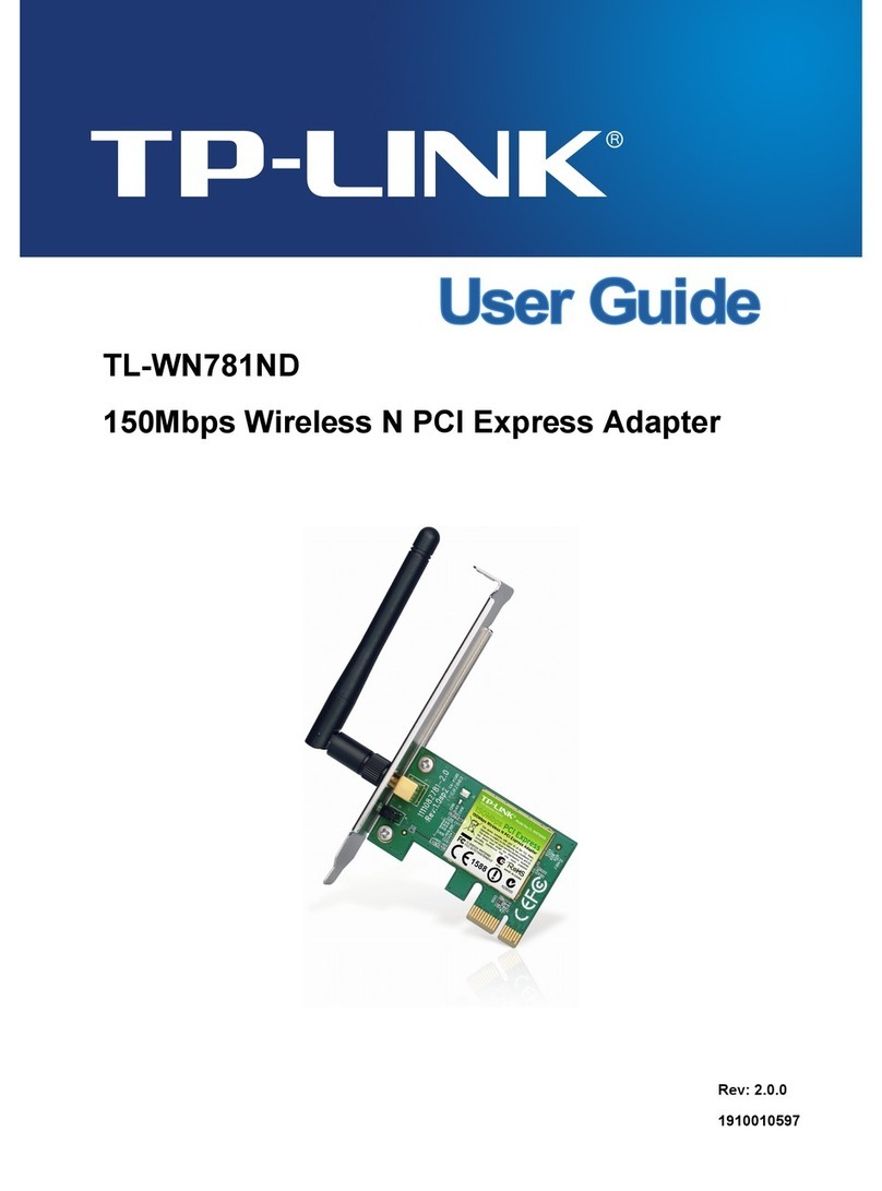TP-Link TL-WN781ND User manual