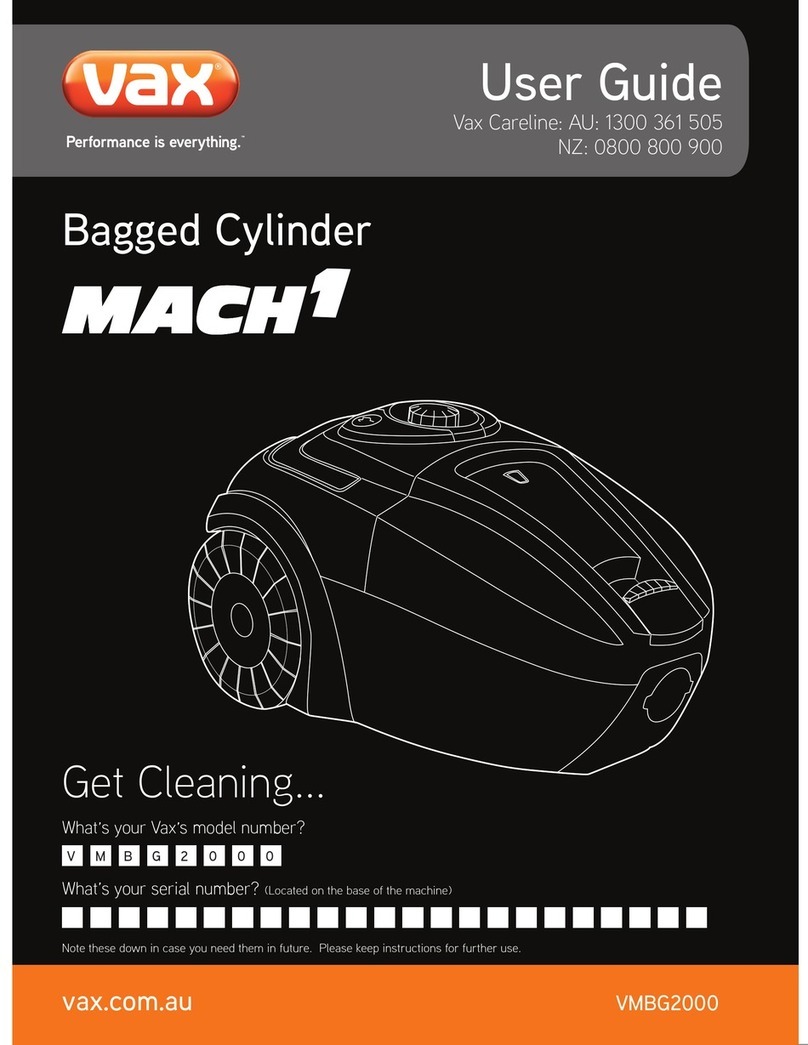 Vax Mach1 User manual