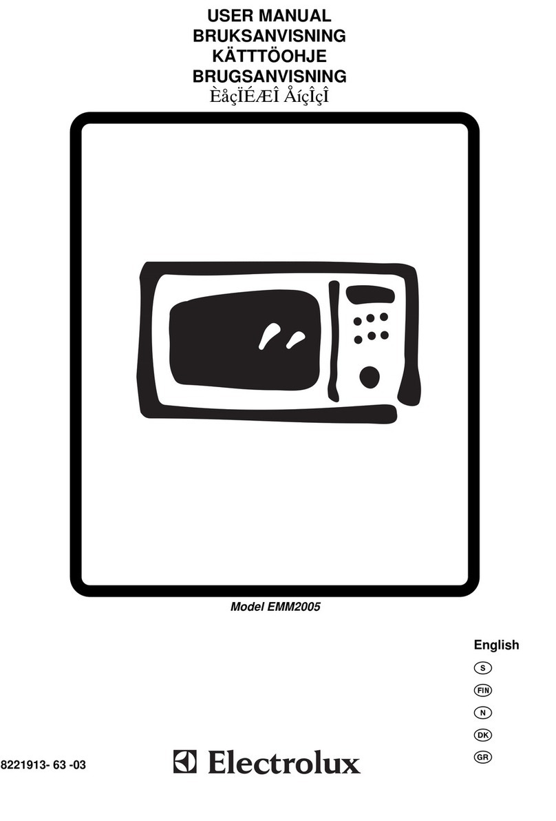 Electrolux EMM2005 User manual