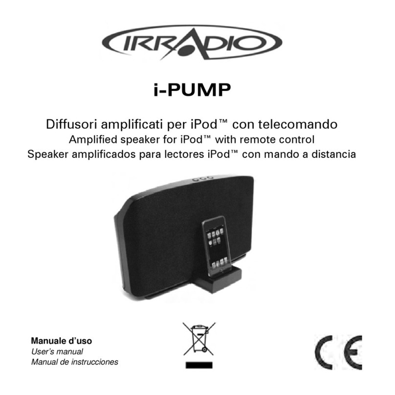 Irradio i-PUMP User manual