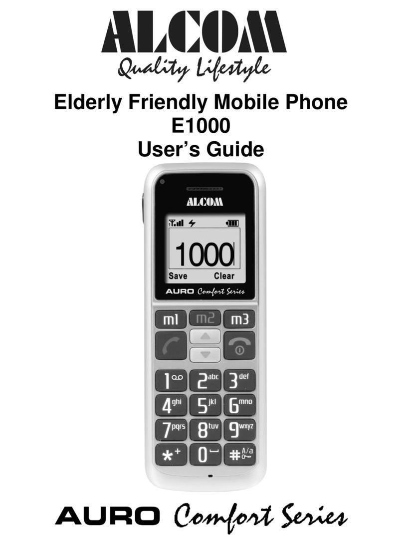 ALcom Auro Comfort E1000 user guide